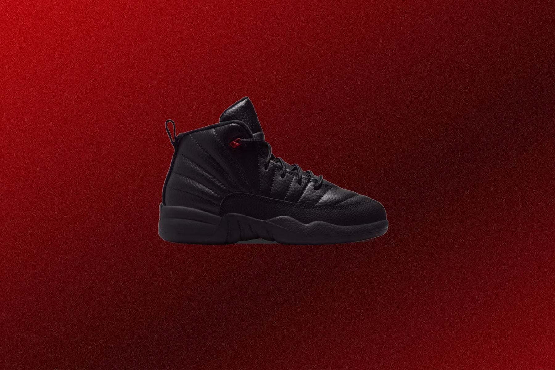 Air Jordan 12 Retro 'Bloodline' (PS) - Black/Varsity Red