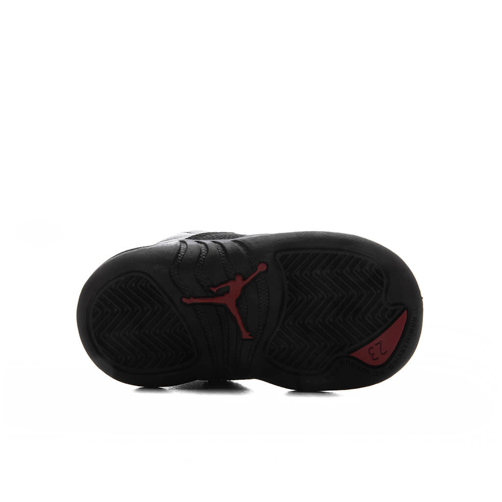 Air Jordan 12 Retro 'Bloodline' (TD) - Black/Varsity Red