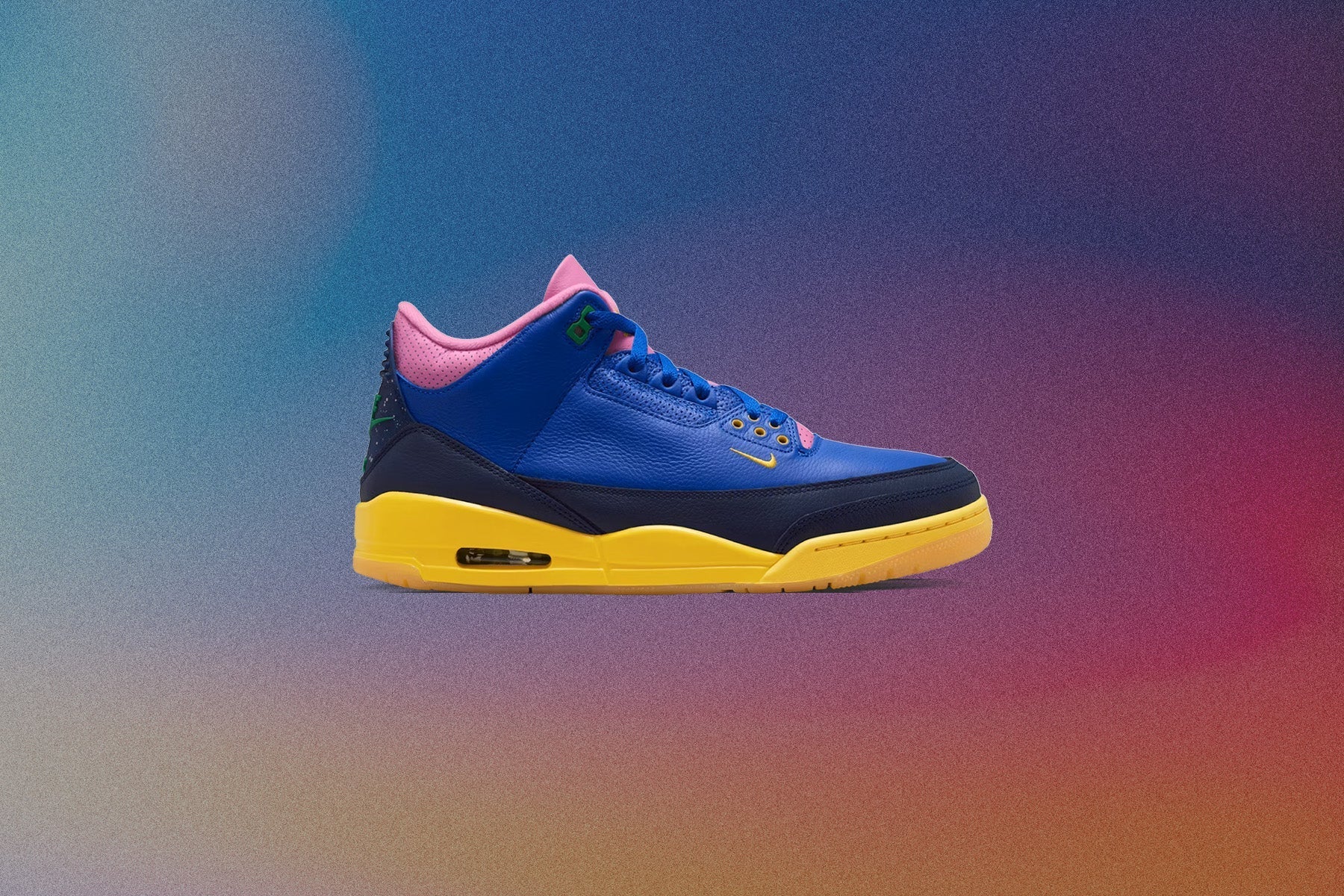 Air Jordan 3 Retro OG 'Brazil' - Racer Blue/Lucky Green/Blue Void